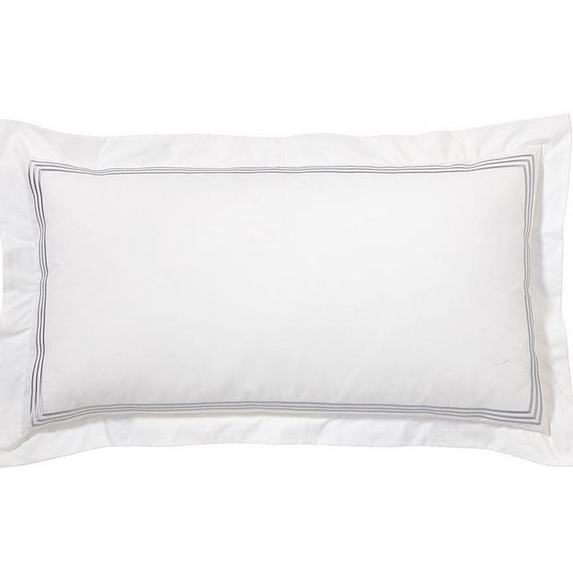 Grand Organic Percale Sham, King, Gray Mist