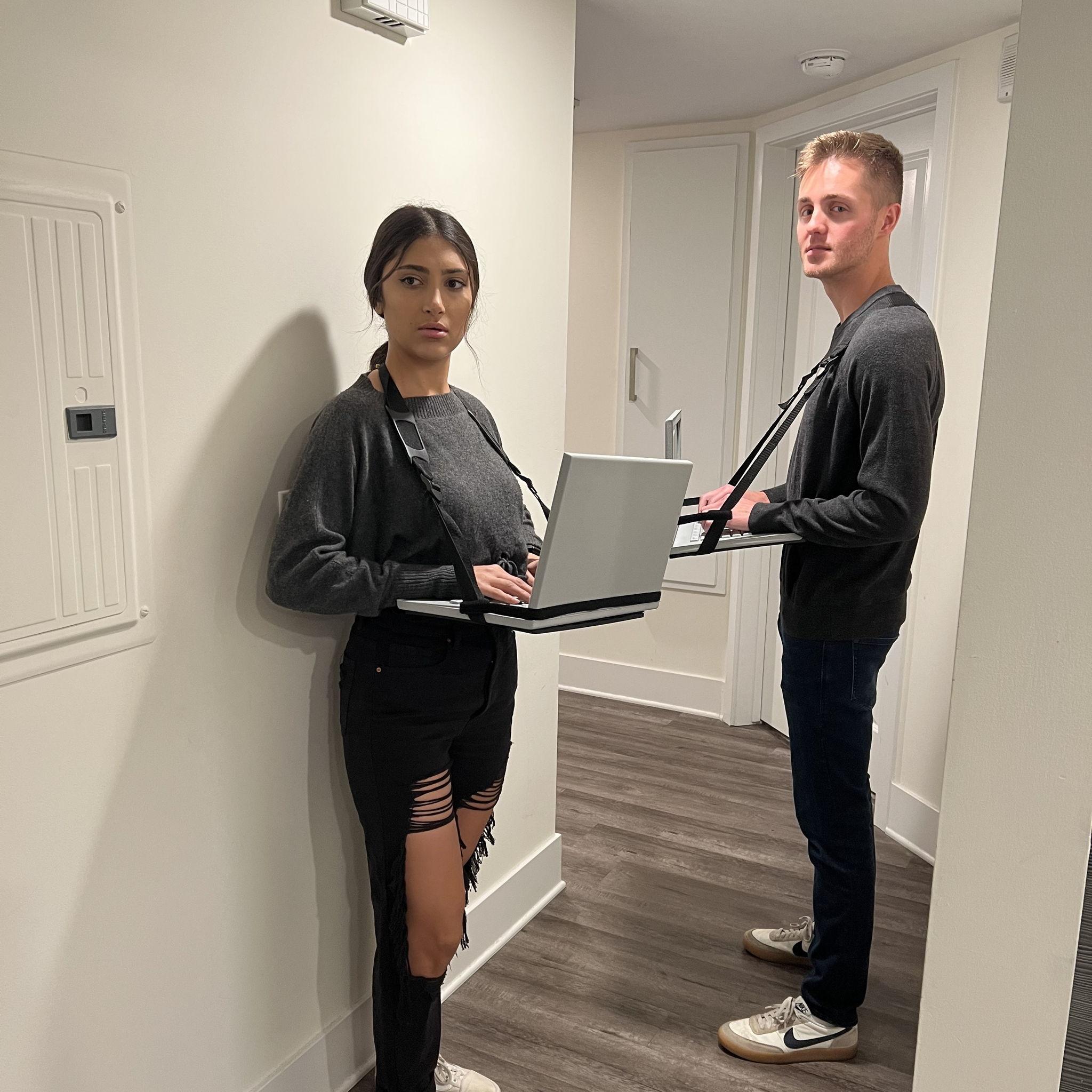 Halloween 2022 as Nathan Fielder and the actor playing Nathan Fielder from The Rehearsal season 1. IYKYK.