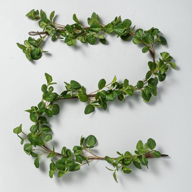 6' Faux Hazel Leaf Garland - Hearth & Hand™ with Magnolia