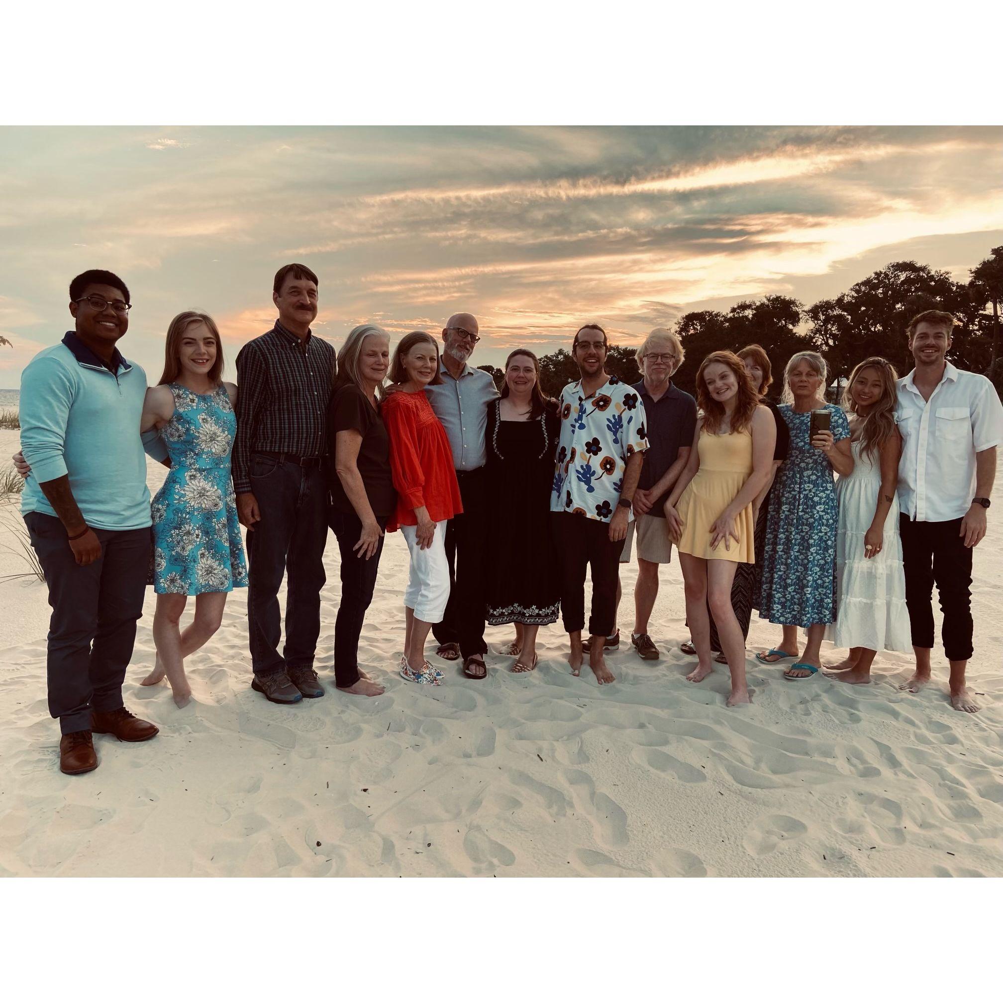 As a beach girl, Audrey easily fit in to the yearly beach trips with my Mom's family in Mississippi!