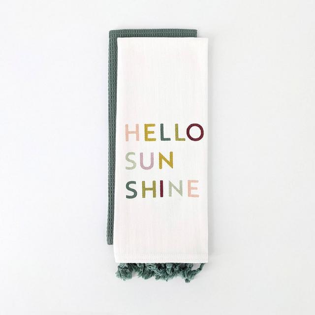 2ct Dish Towels Hello Sunshine - Bullseye's Playground™