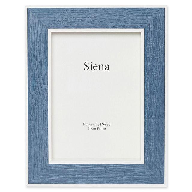 Siena 4-Inch x 6-Inch Weathered Wood Frame in Blue