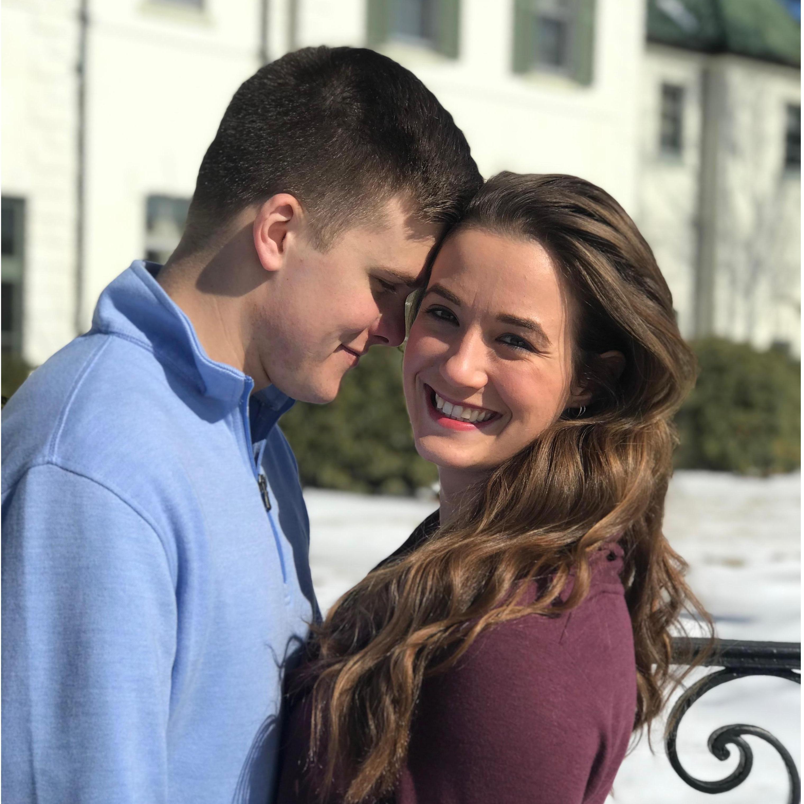 Winter Engagement Photo!