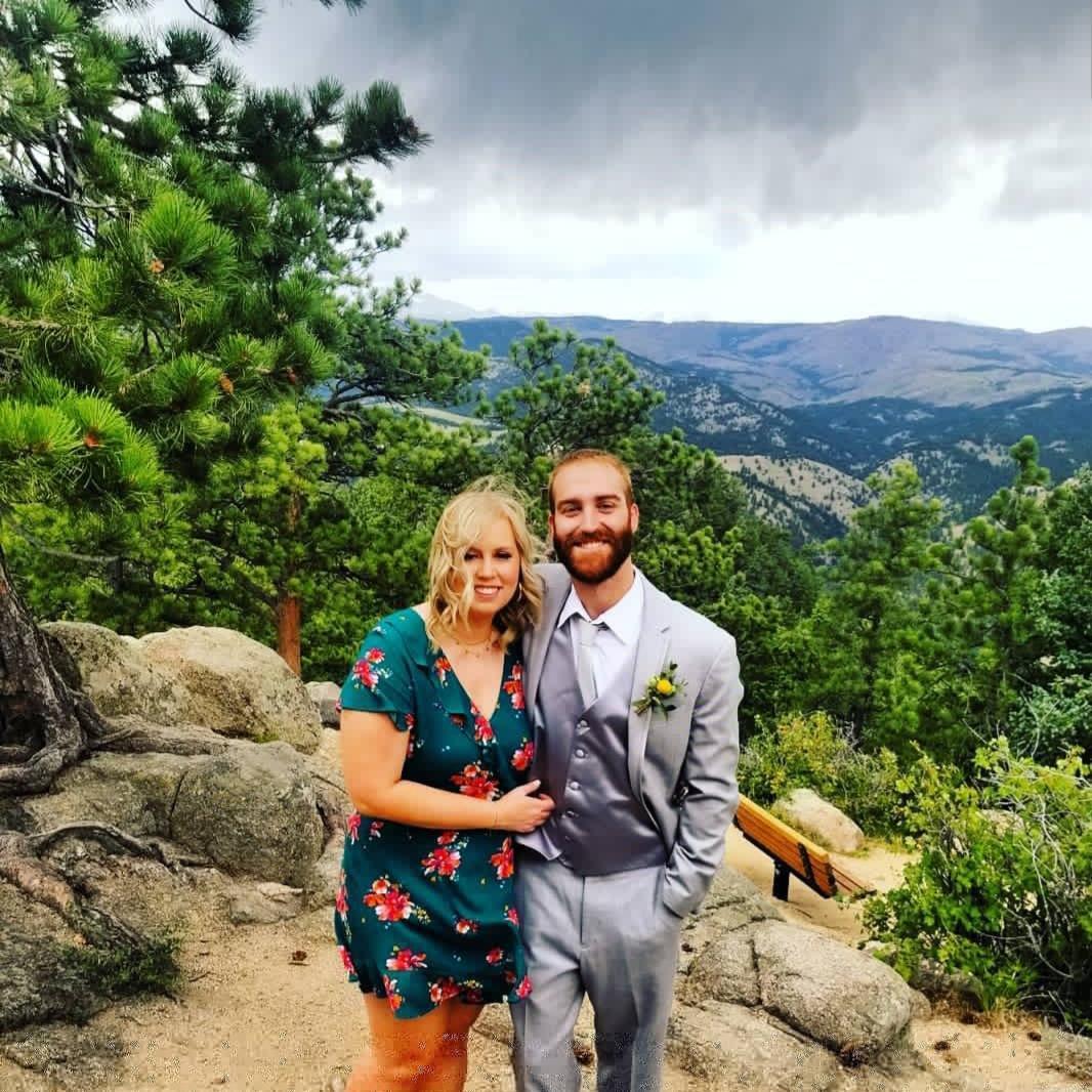 Our first trip together was with Ryan's family to Colorado for his brother's wedding.