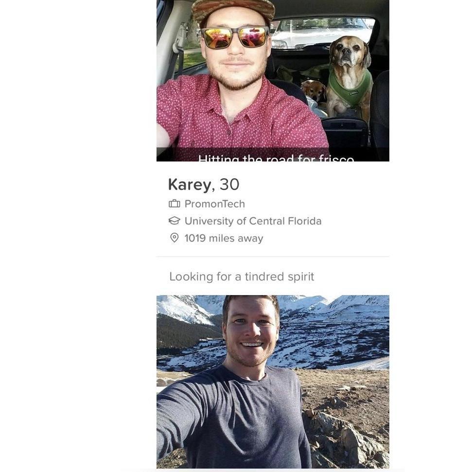 KAREY’S tinder profile circa June 2017