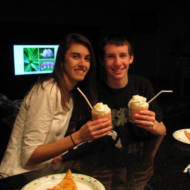 Strawberry banana smoothies before Shawnee High School's Sophomore Cotillion