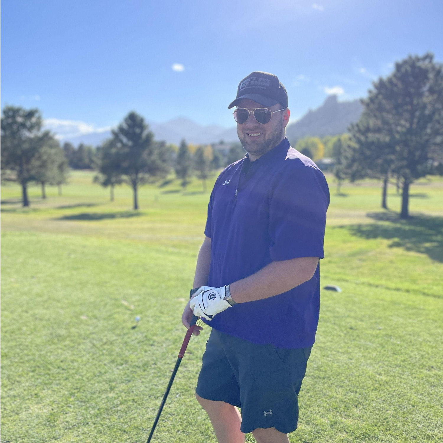We love golfing together!
