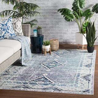 Zhara Indoor/Outdoor Medallion Rug