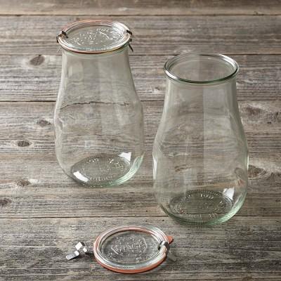Weck Tulip Jars, 91.3 oz, Set of 2