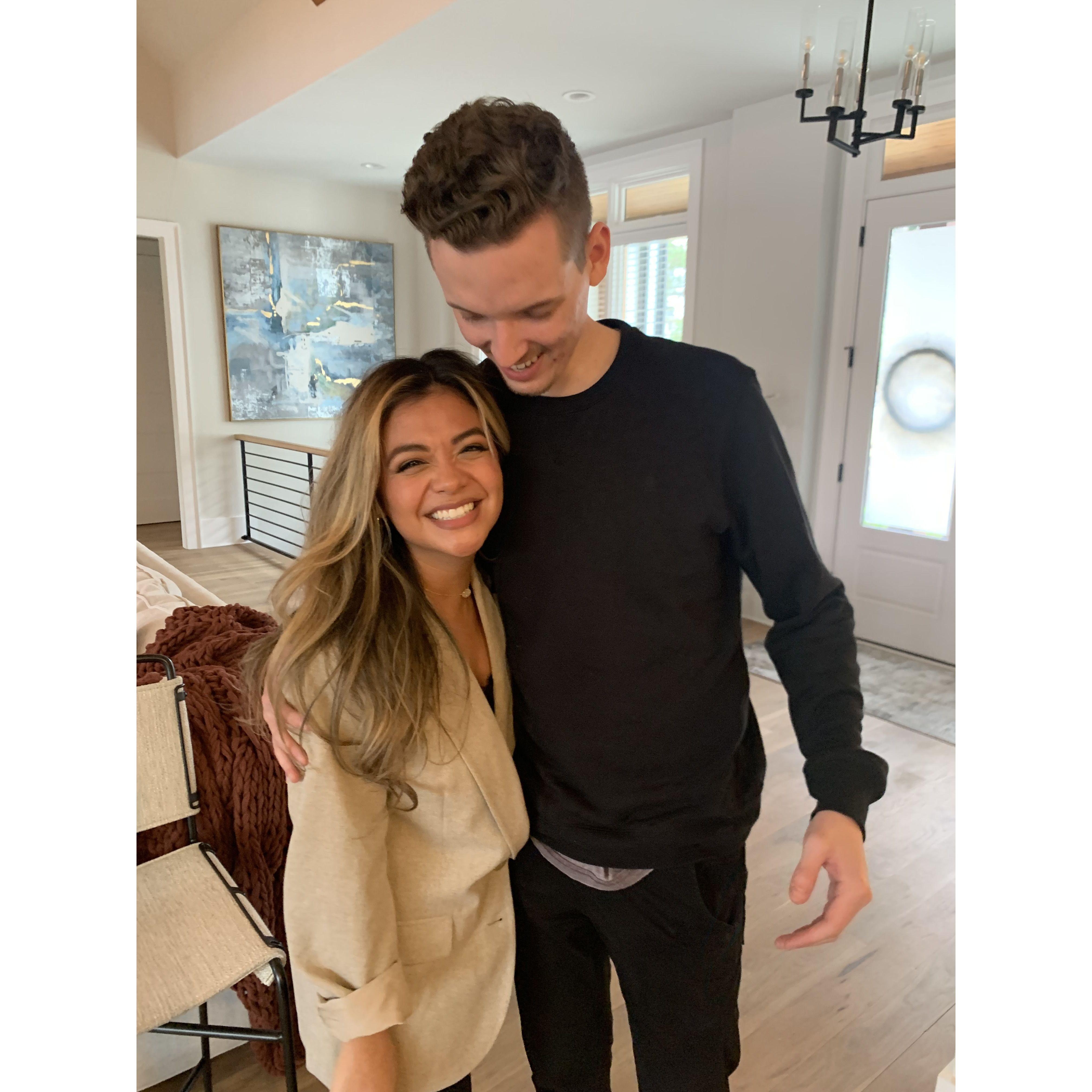 Thanksgiving together! One of my (Drew) favorite photos of Lizette. I'm thankful for that beautiful smile!