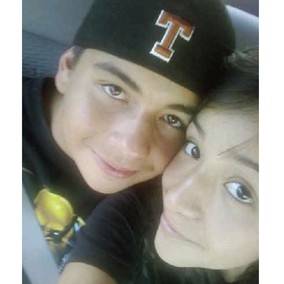 Summer 2010- Backseat selfies on our way to a supervised date!