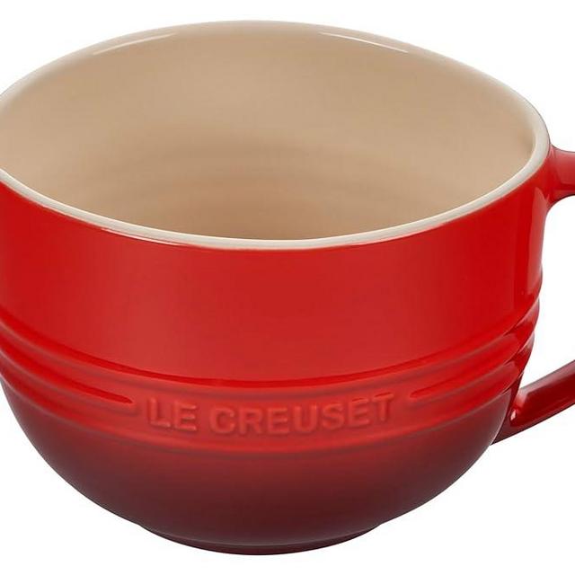Le Creuset Stoneware Signature Batter Bowl, 3.25qt., Cerise