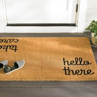 Hello There Take Care Coco Mat | Grandin Road