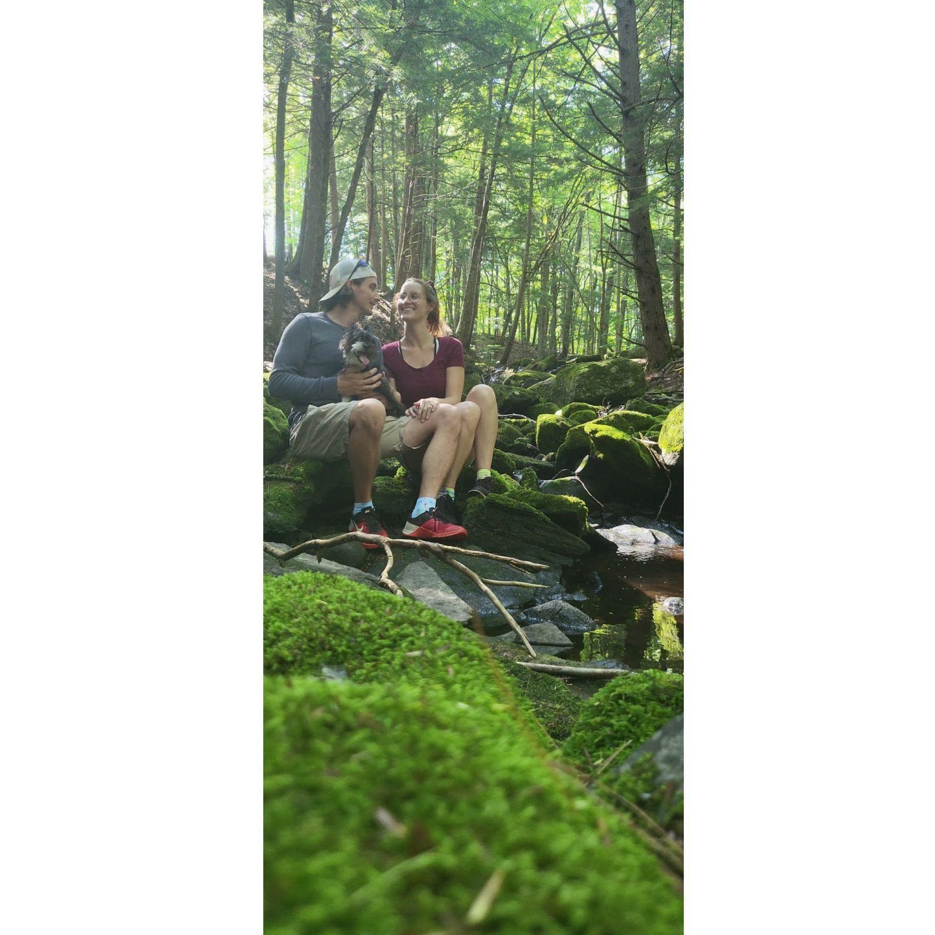 Hiking in New Gloucester, ME 2022