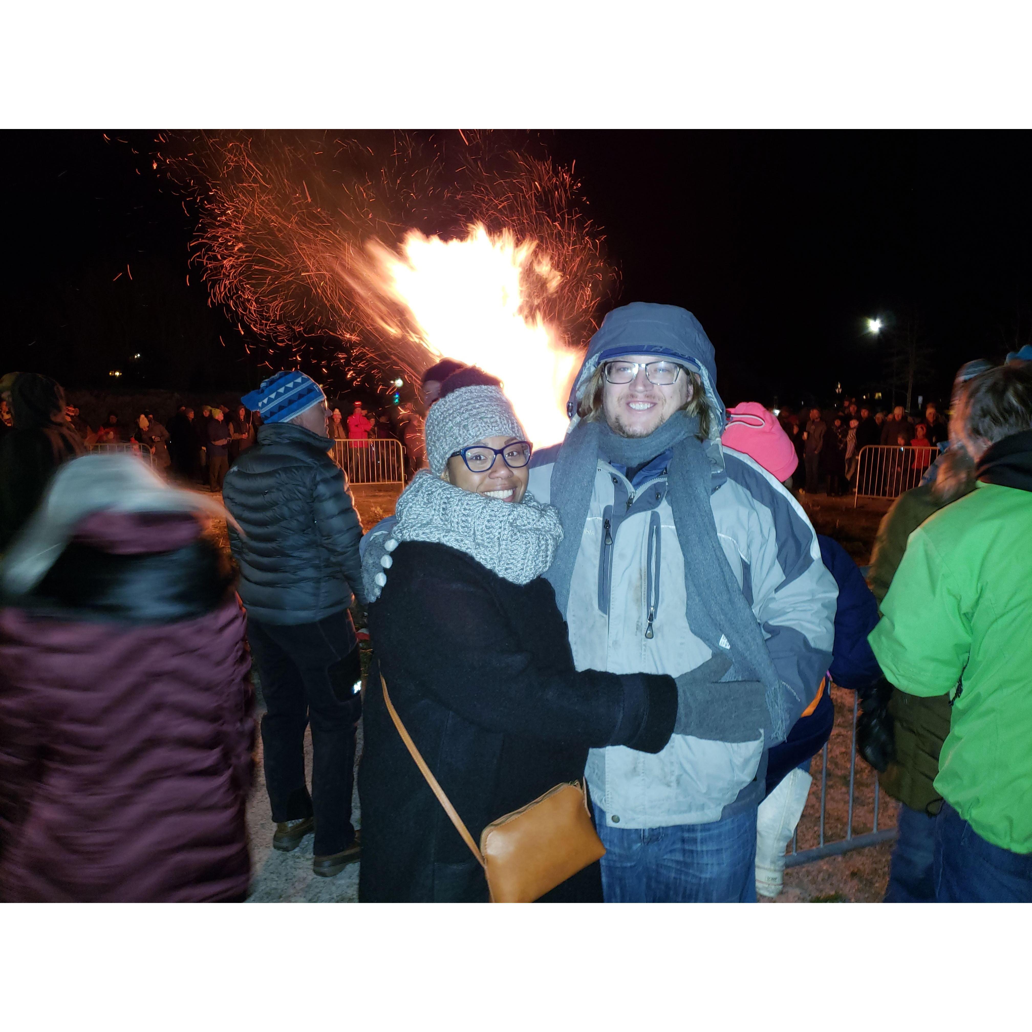 Bonfire in Breckenridge