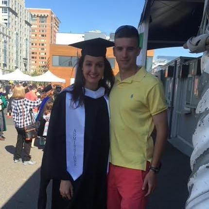 Leah's graduation from Graduate School