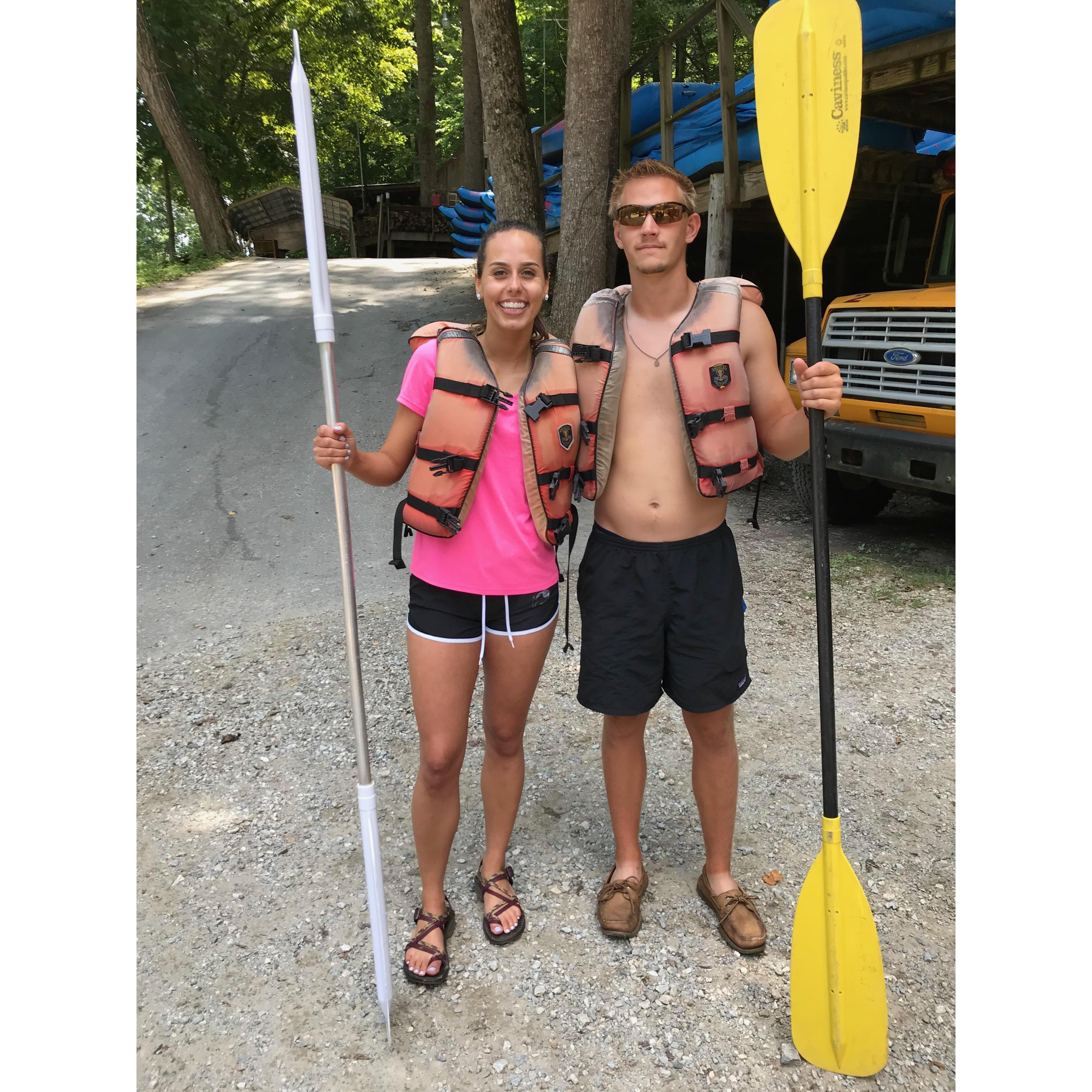 2018: Anthony's first time taking Monique down the river