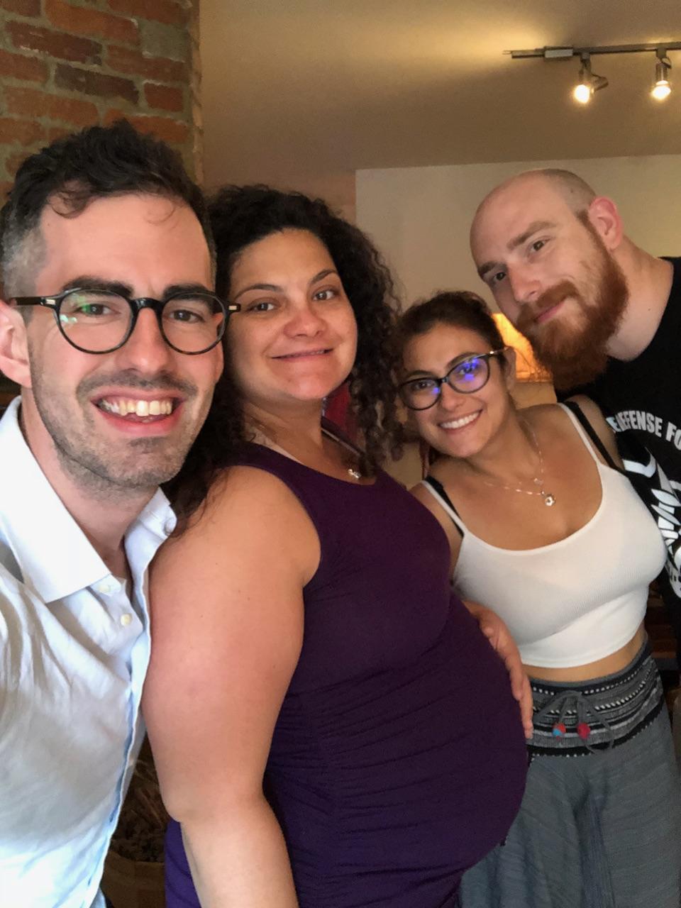 Ben meeting Michelle’s sister and brother in law