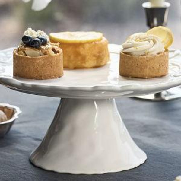 All White Cake Stand