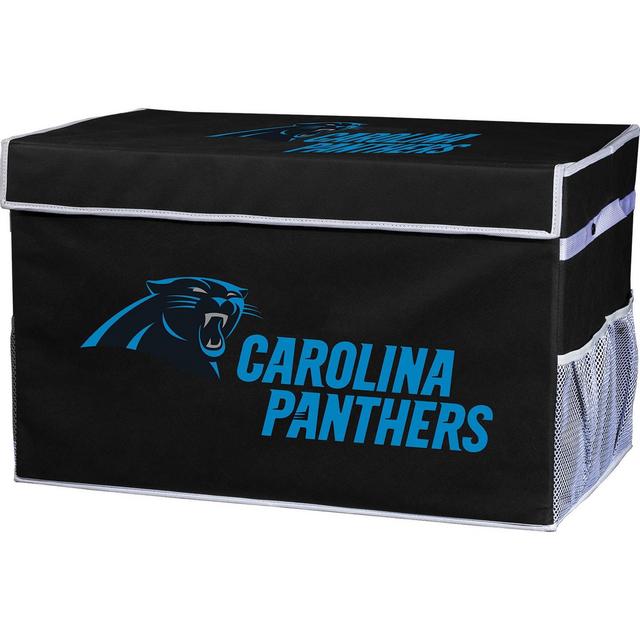 NFL Franklin Sports Carolina Panthers Collapsible Storage Footlocker Bins - Large