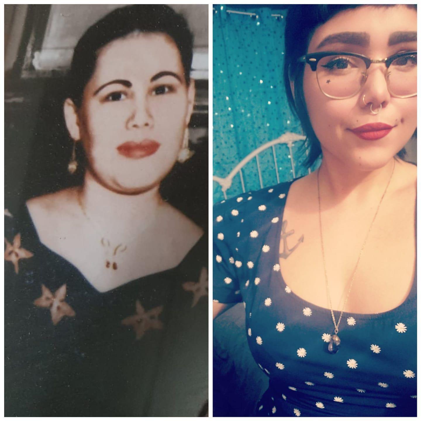 Yesi and her grandma Miverva!