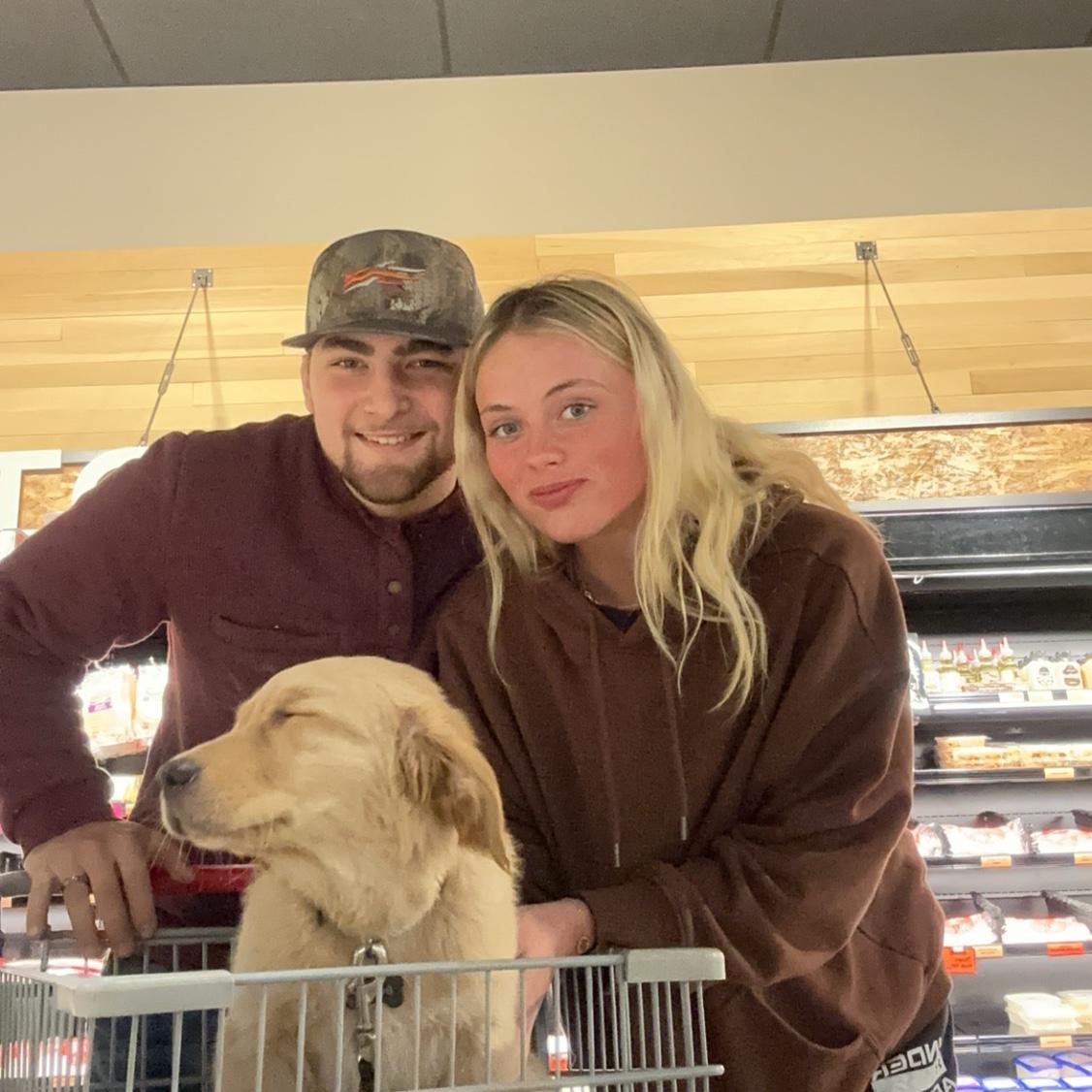 grocery shopping with gunner