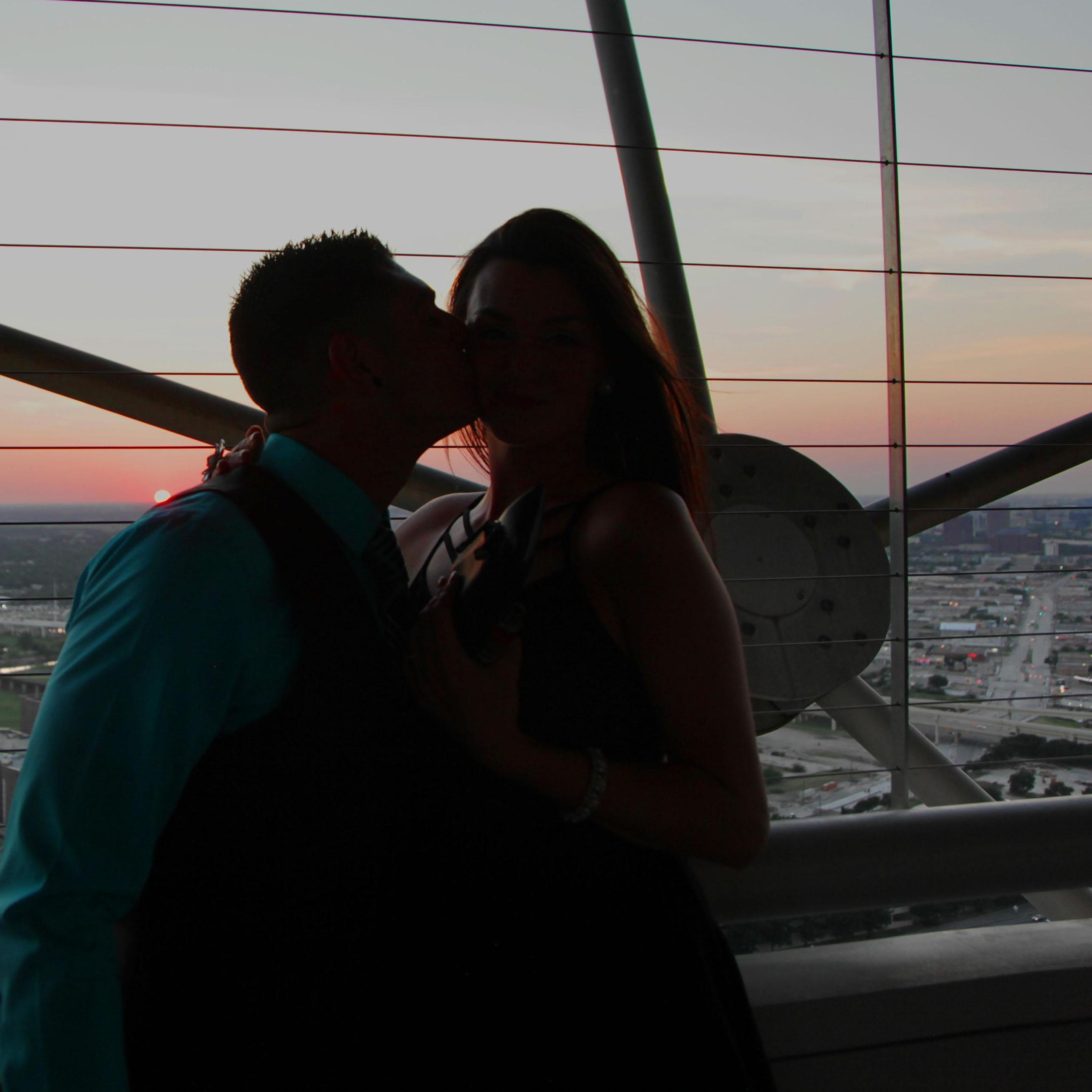 Reunion Tower Engagement.