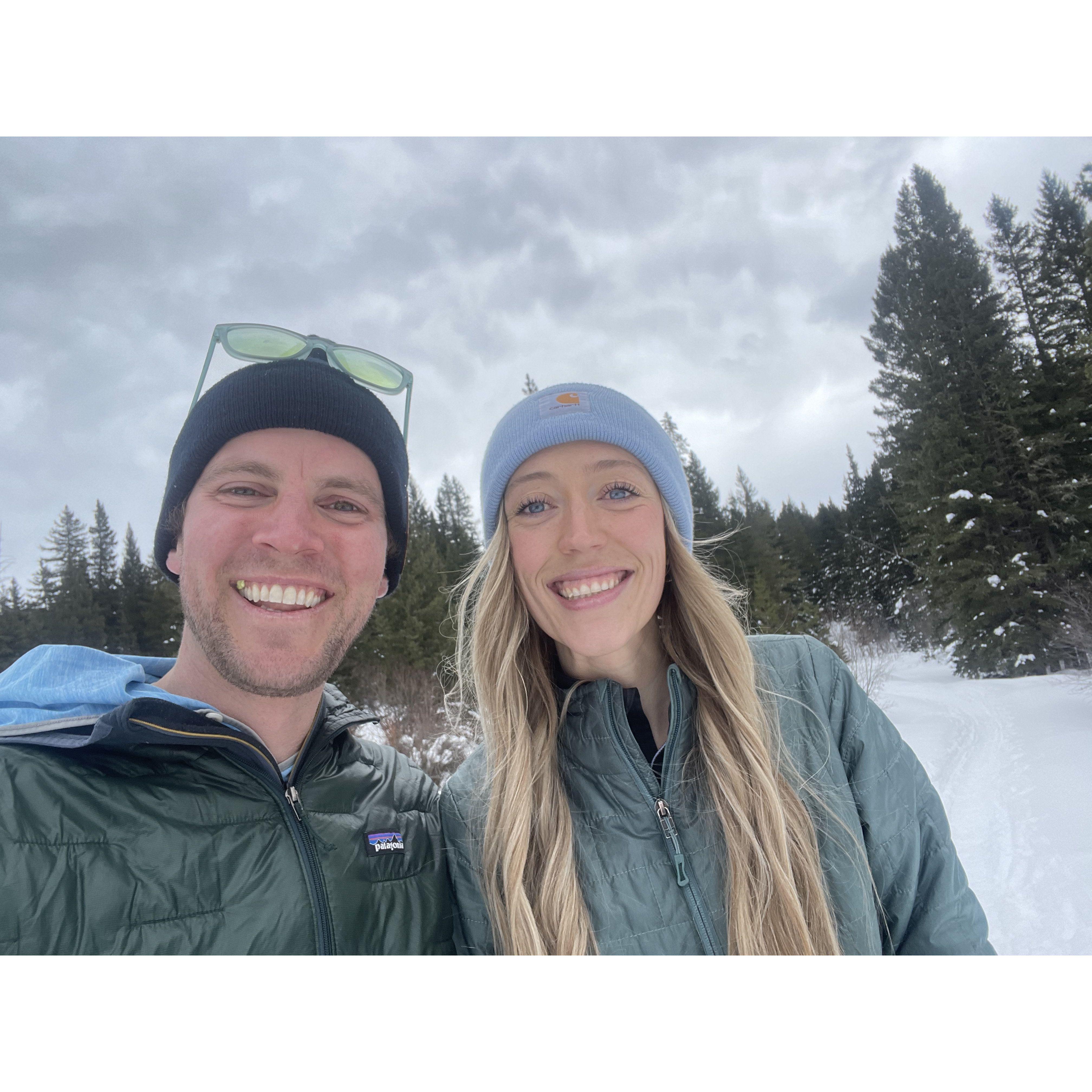 Our first photo together!