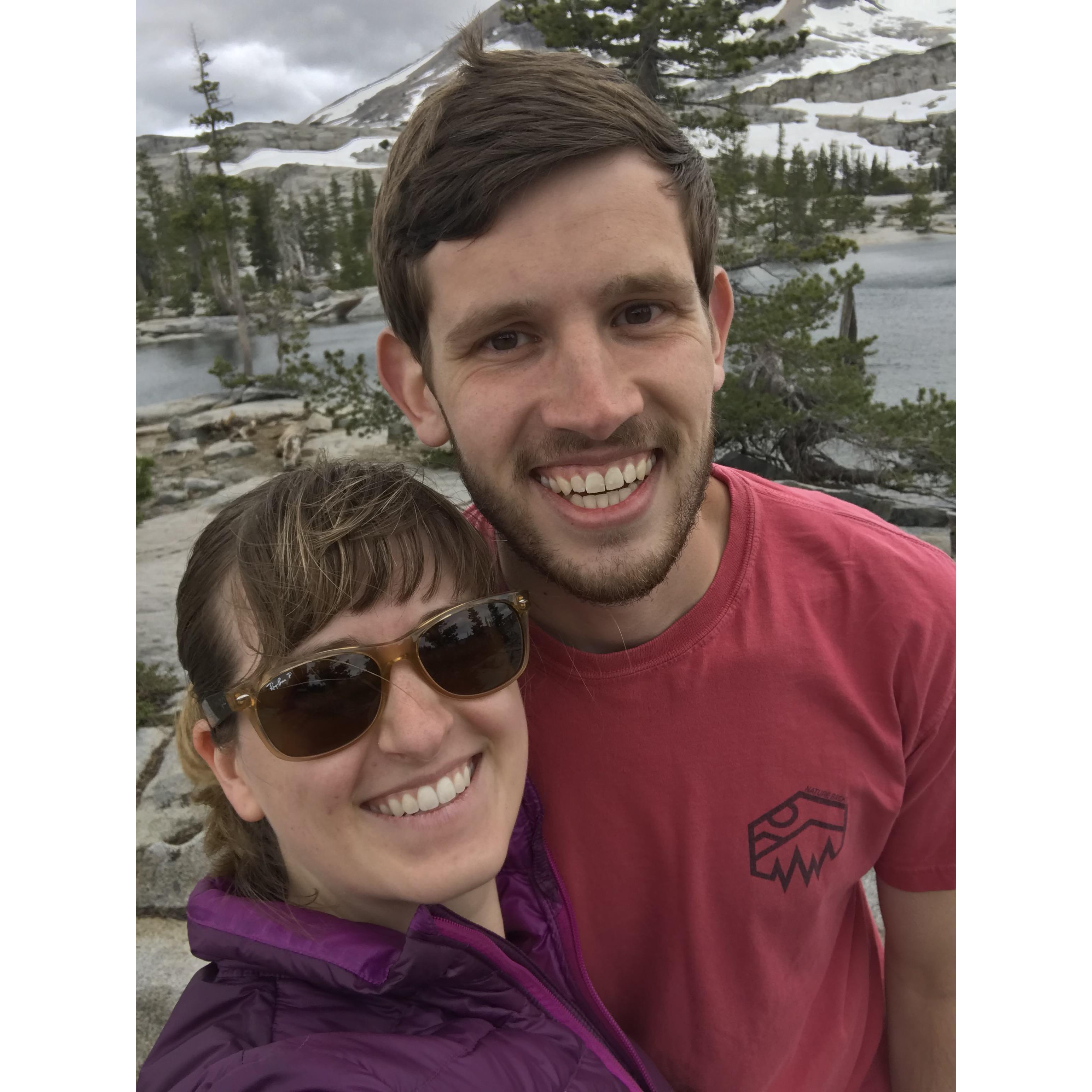 Hiking in Desolation Wilderness, Lake Aloha, 2020