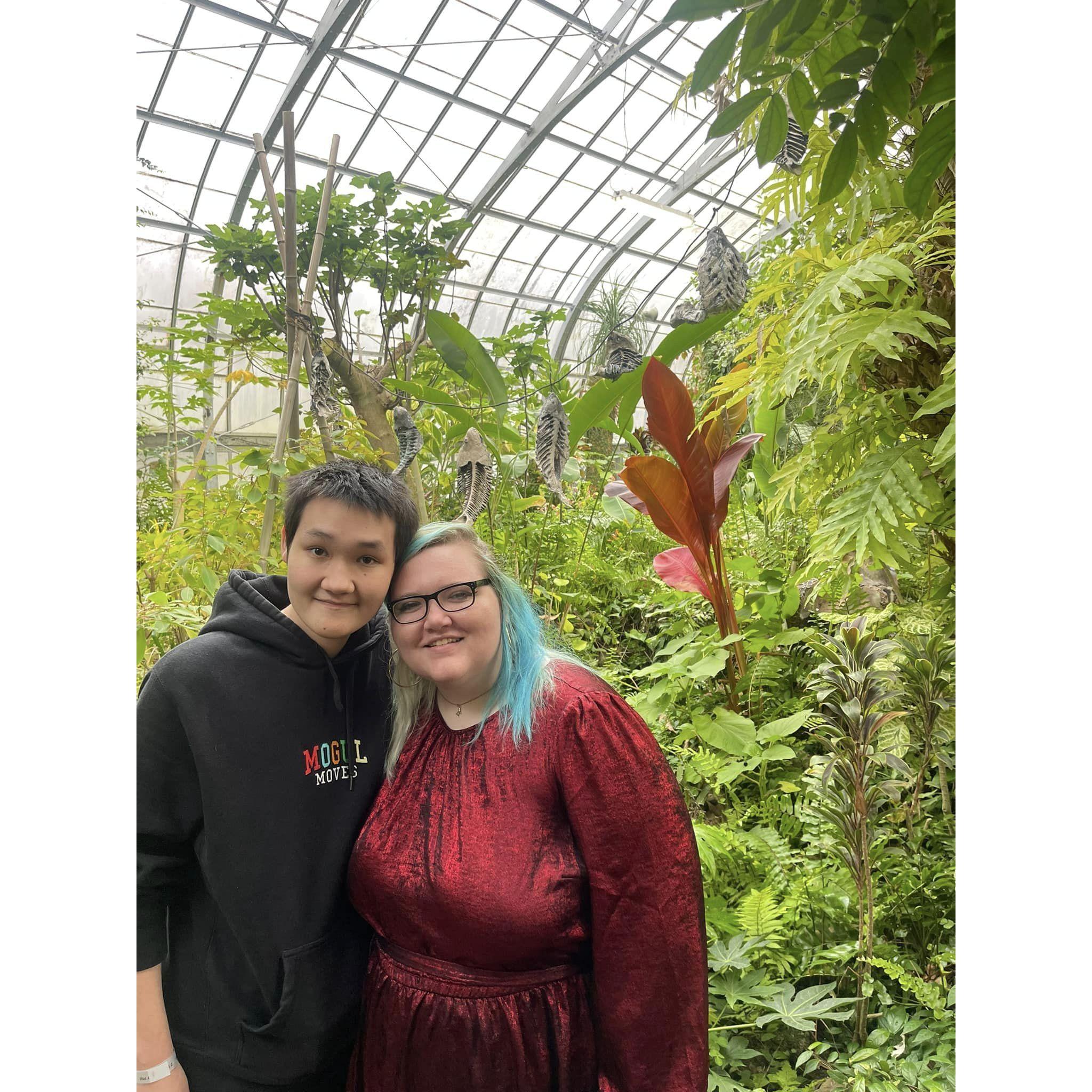 One of our first "dates" at Krohns Observatory