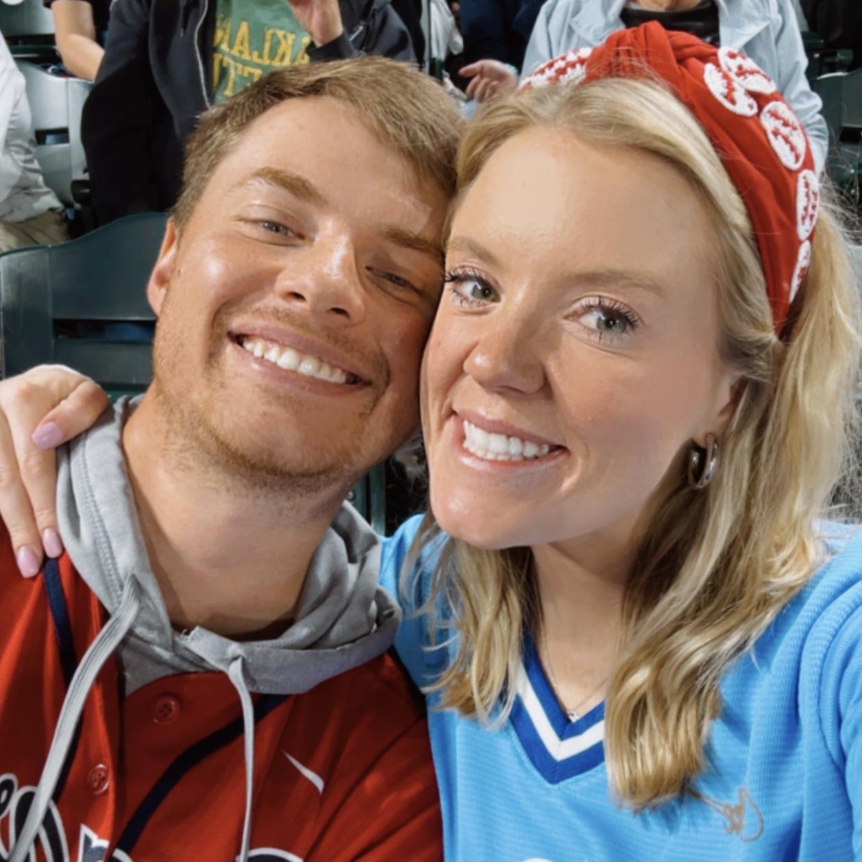 Cheering on the Braves in their new home, Denver, CO!