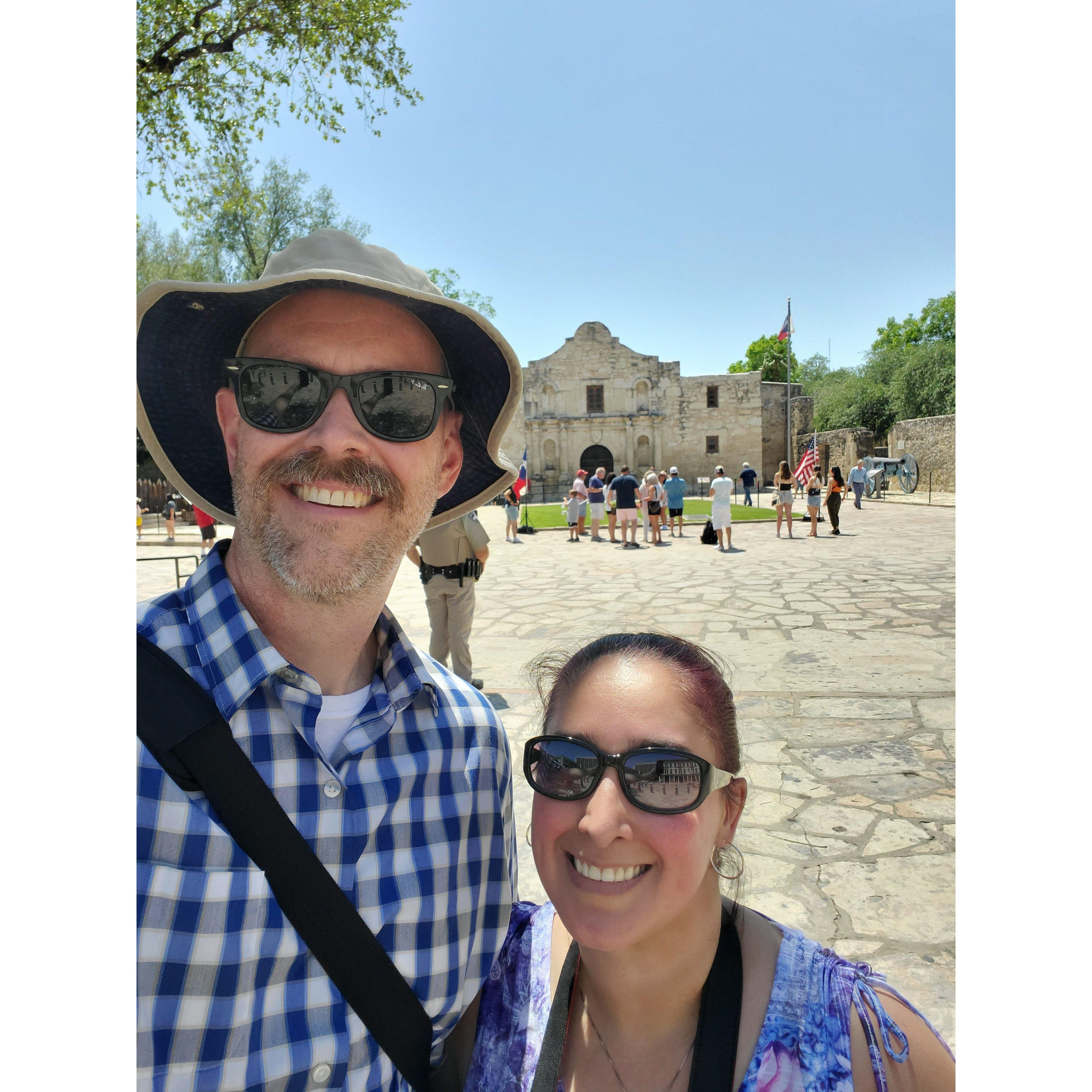 At the Alamo. May 14, 2022