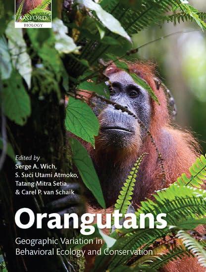 Orangutans: Geographic Variation in Behavioral Ecology and Conservation