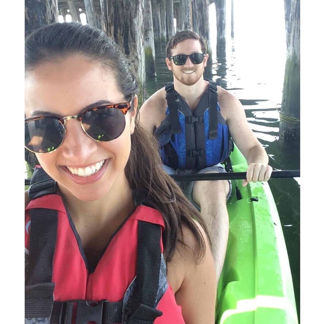 Kayaking in Half Moon Bay! 2015