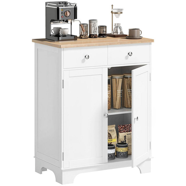 HOMCOM Buffet Cabinet, Bar Cabinet with 2 Drawers,