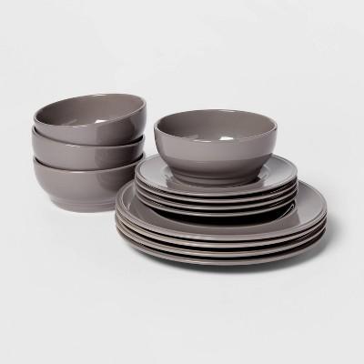12pc. Stoneware Everyday Dinnerware Set
