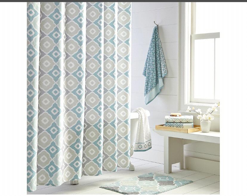 Toledo Printed Shower Curtain