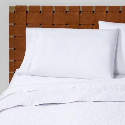 King Medallion Stitch Quilt White - Opalhouse™