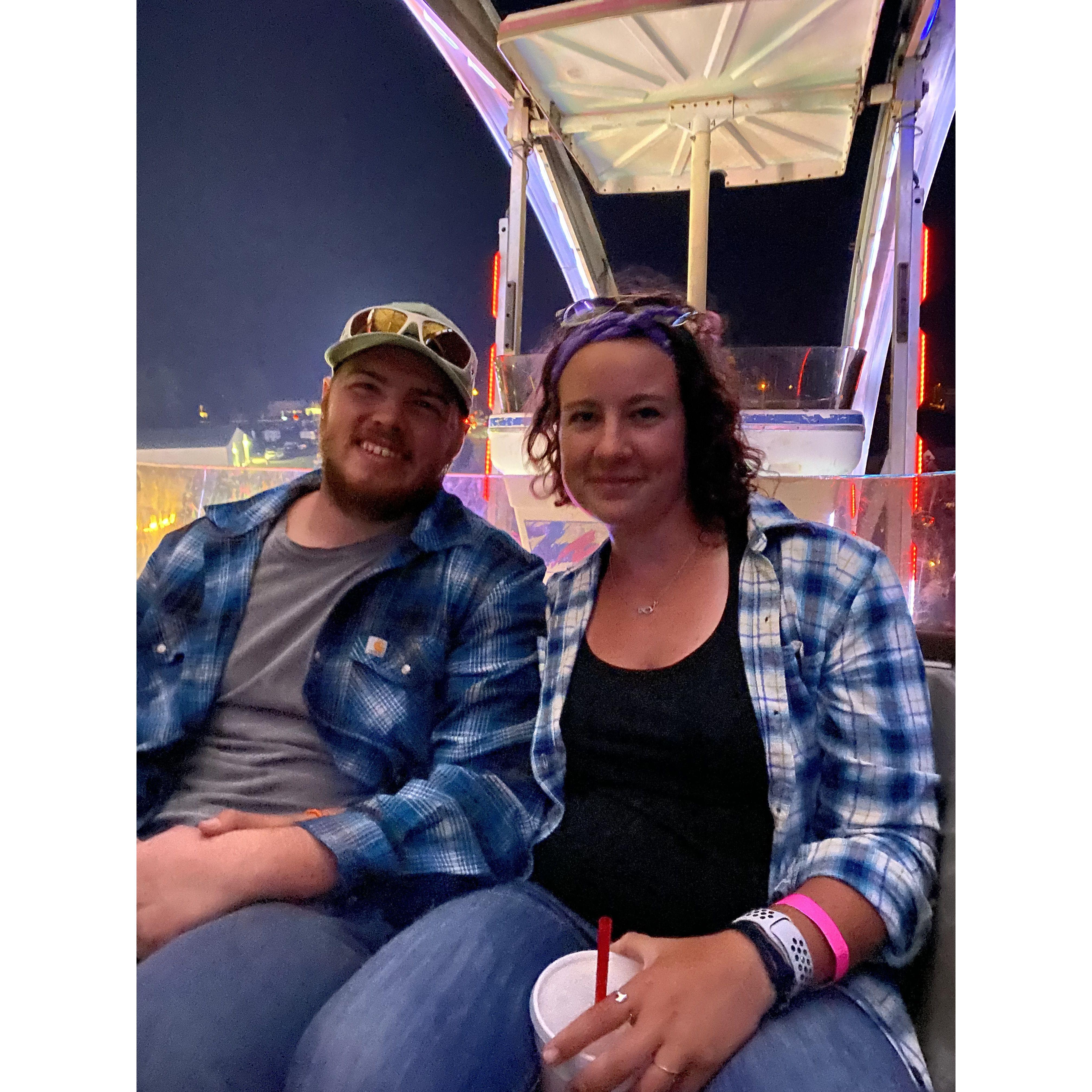 Enjoying the local county fair