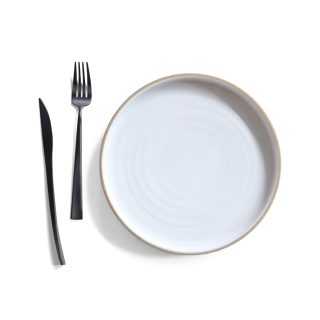 8.5" Square Sided Salad Plate