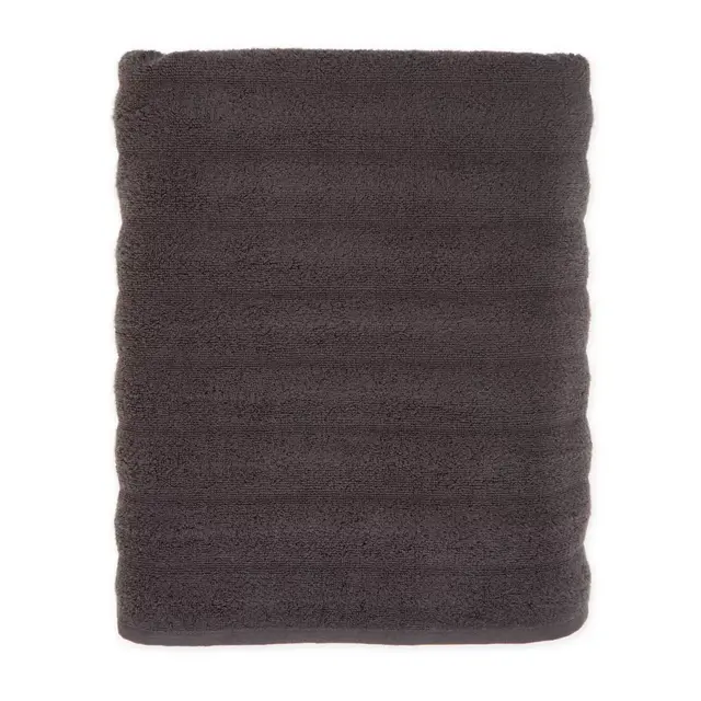 O&O by Olivia & Oliver™ Turkish Wave Bath Sheet in Grey