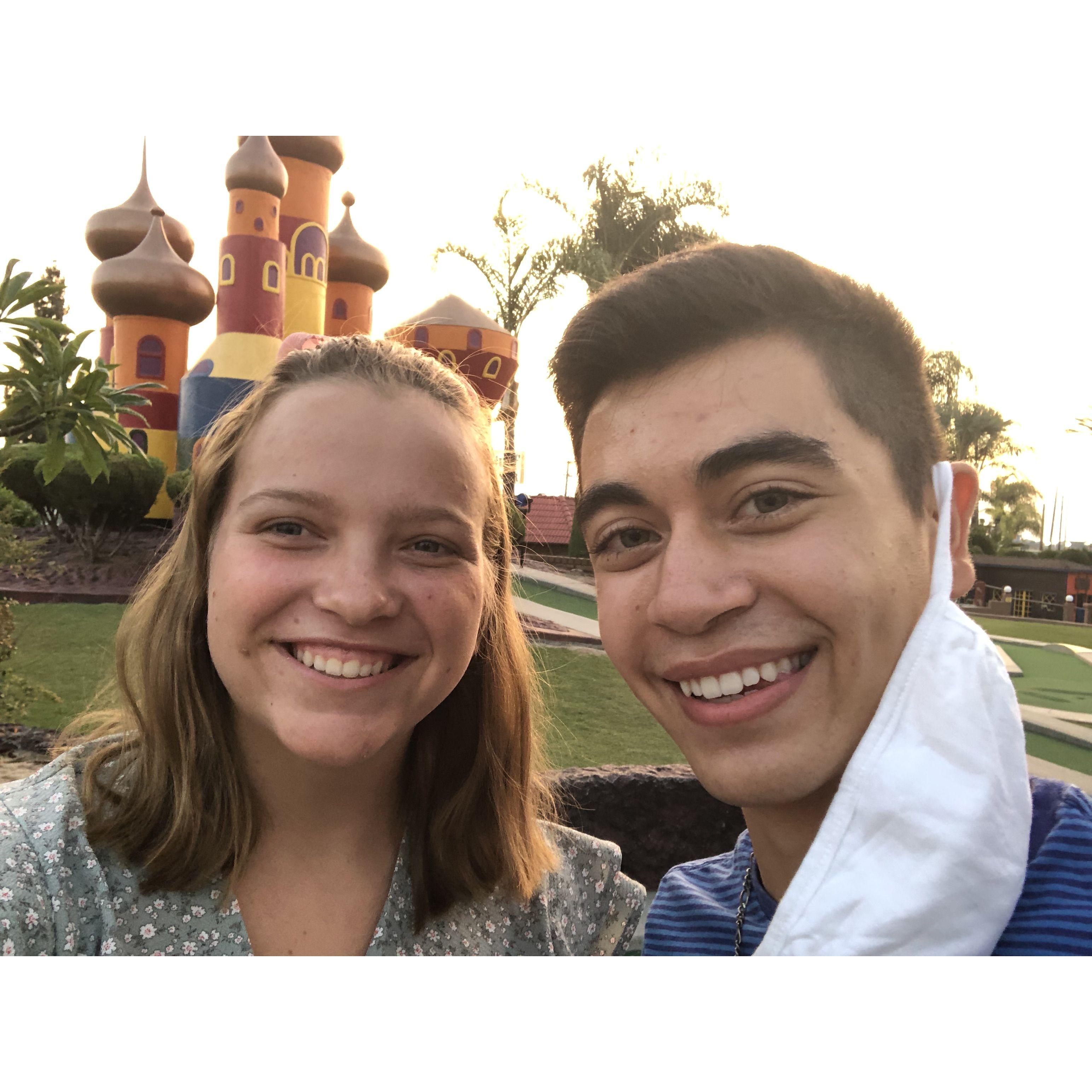 First Mini Golf Date