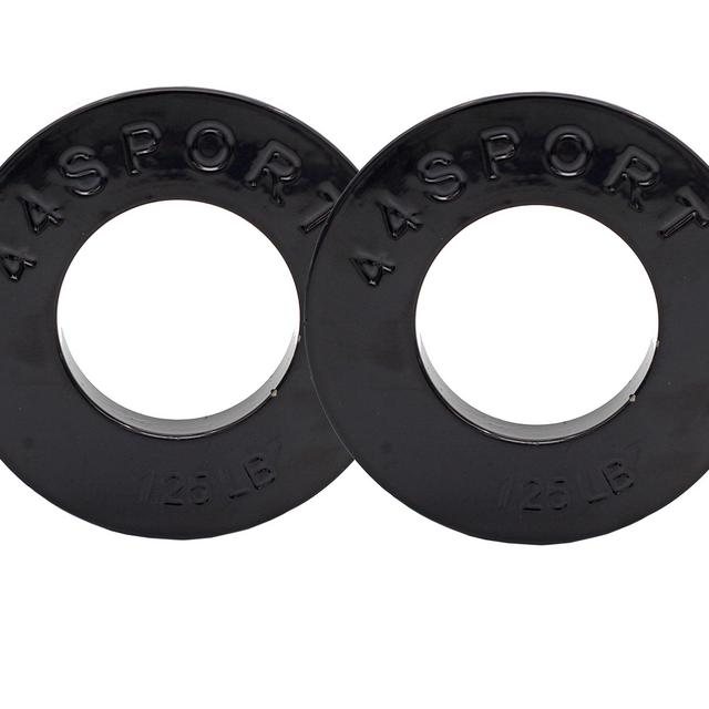 Fractional Plates -Pair of 1.25 lbs Black Weights