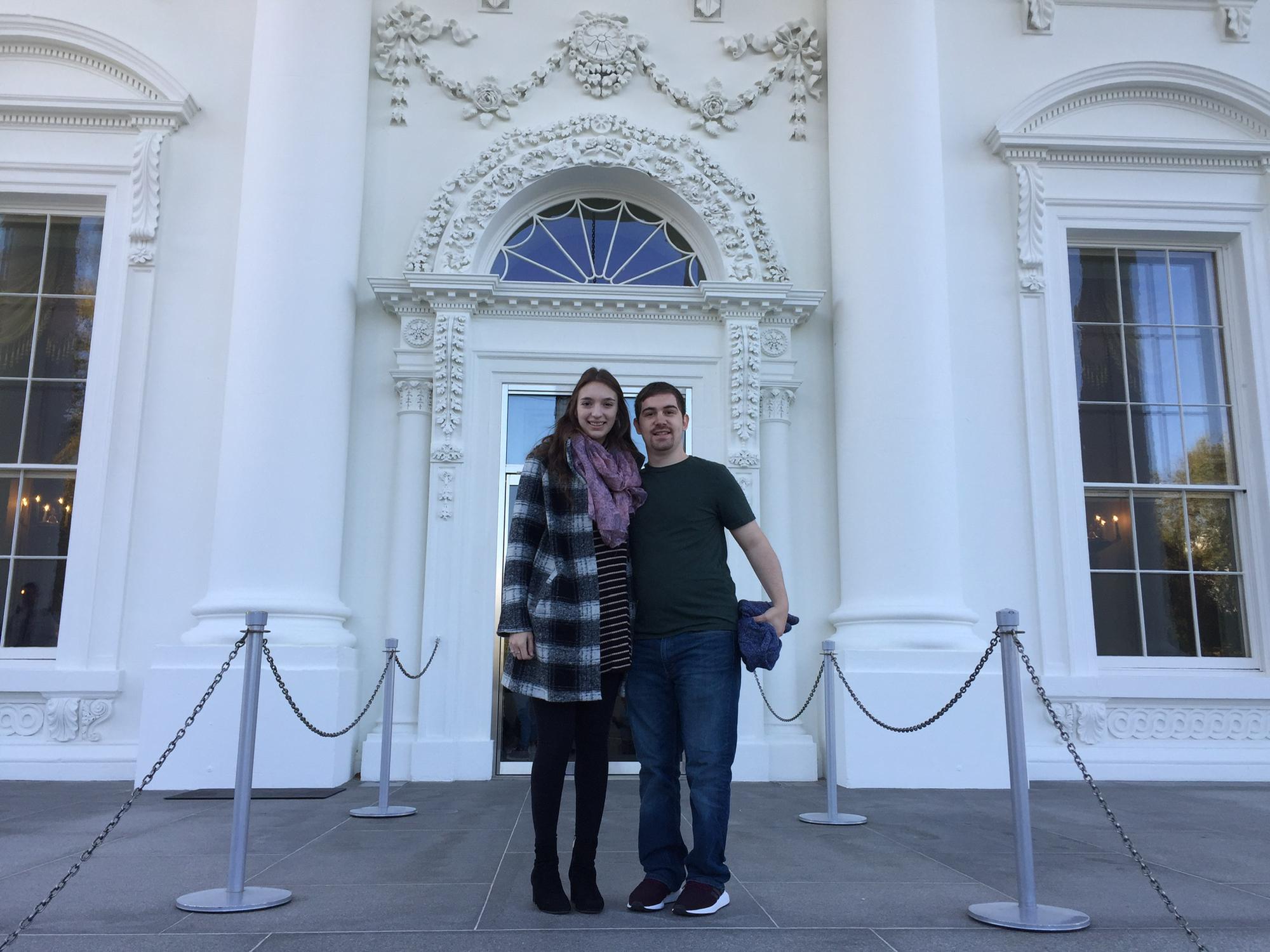 At the White House