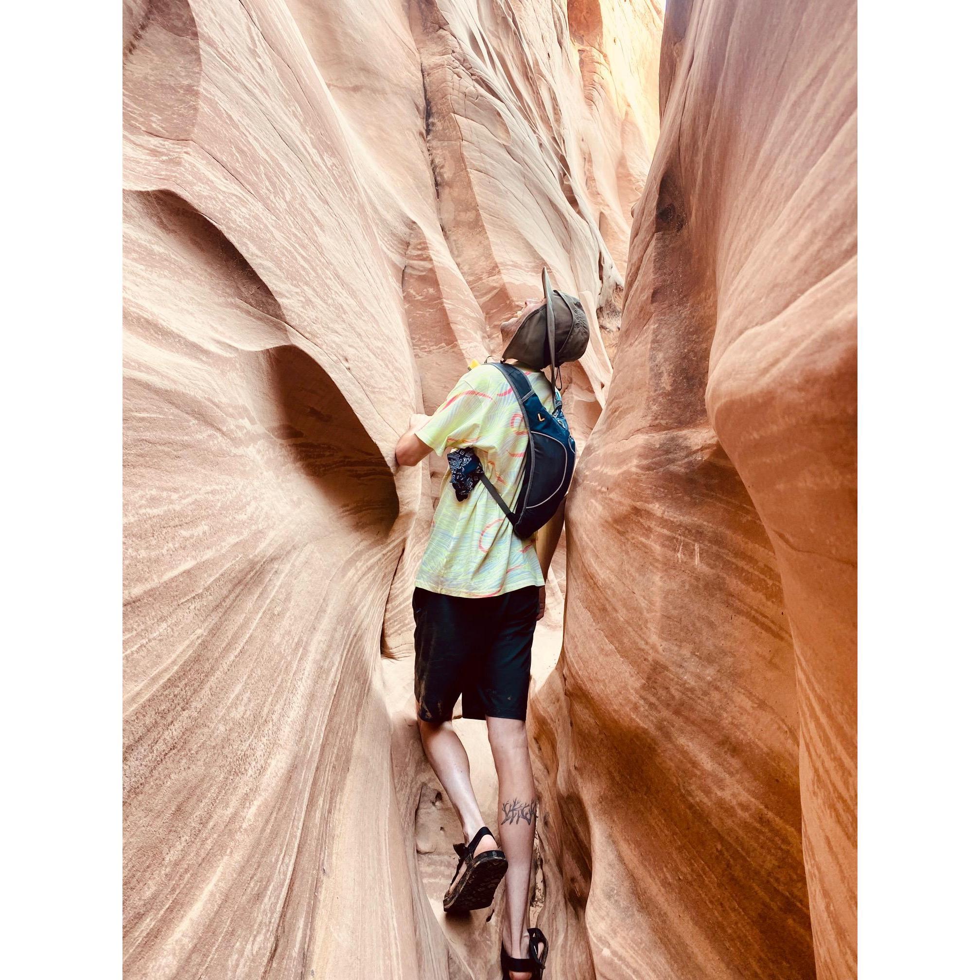 Zebra Slot Canyon Hike 
Utah 2021