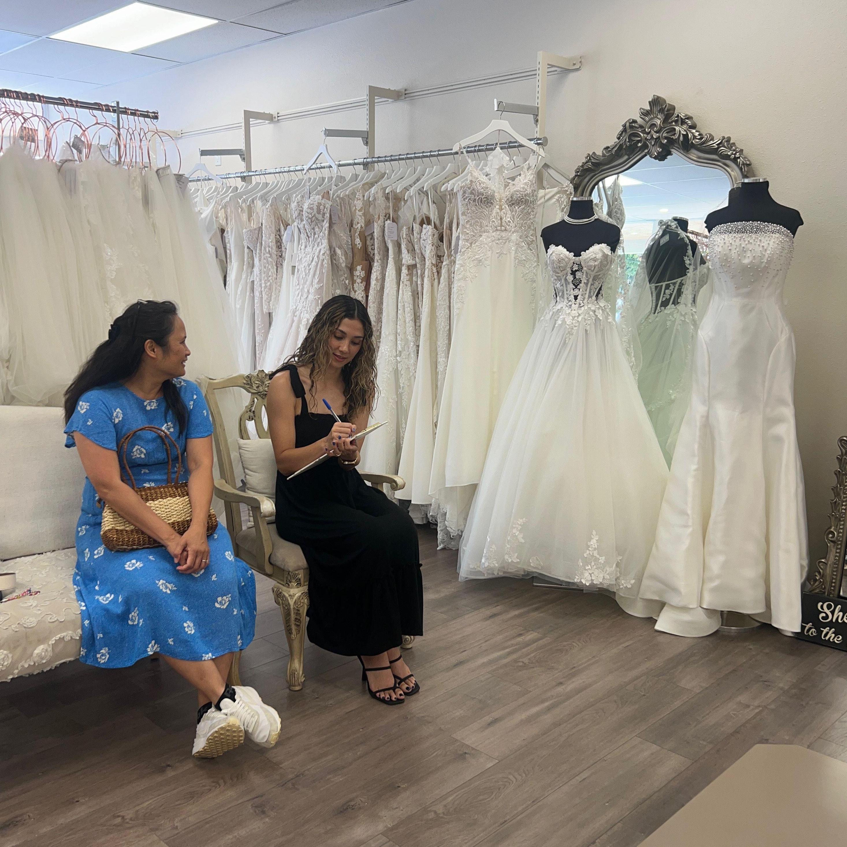 Wedding dress shopping
