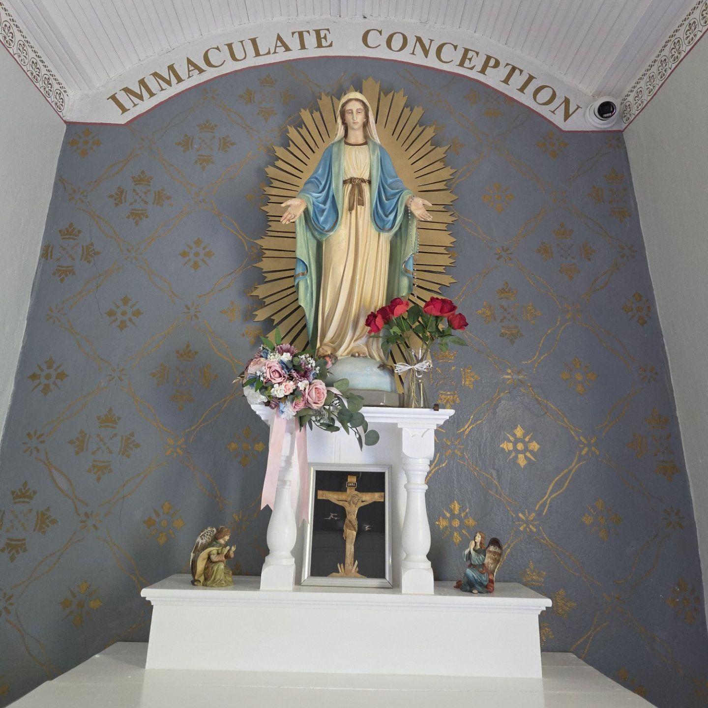 This is the tiny chapel on the hill.