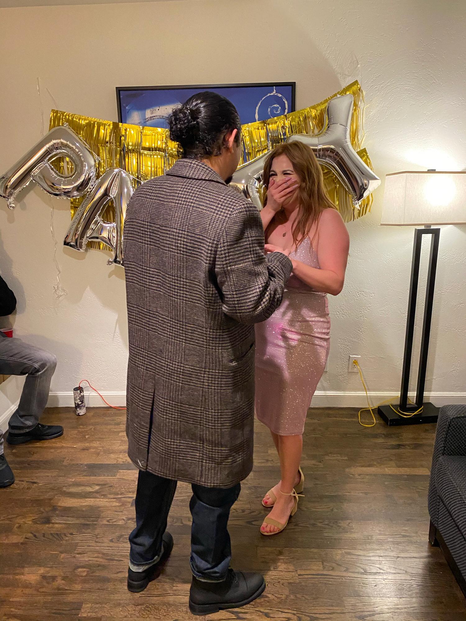 He couldn't wait til midnight! Happy New Years!