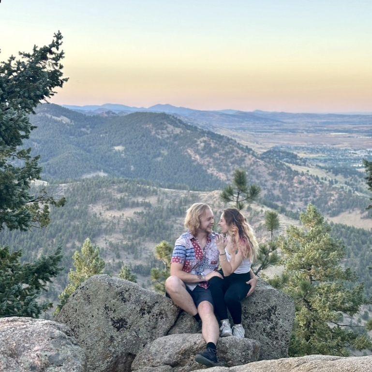 The view from Artist's Point, Chautauqua, Colorado