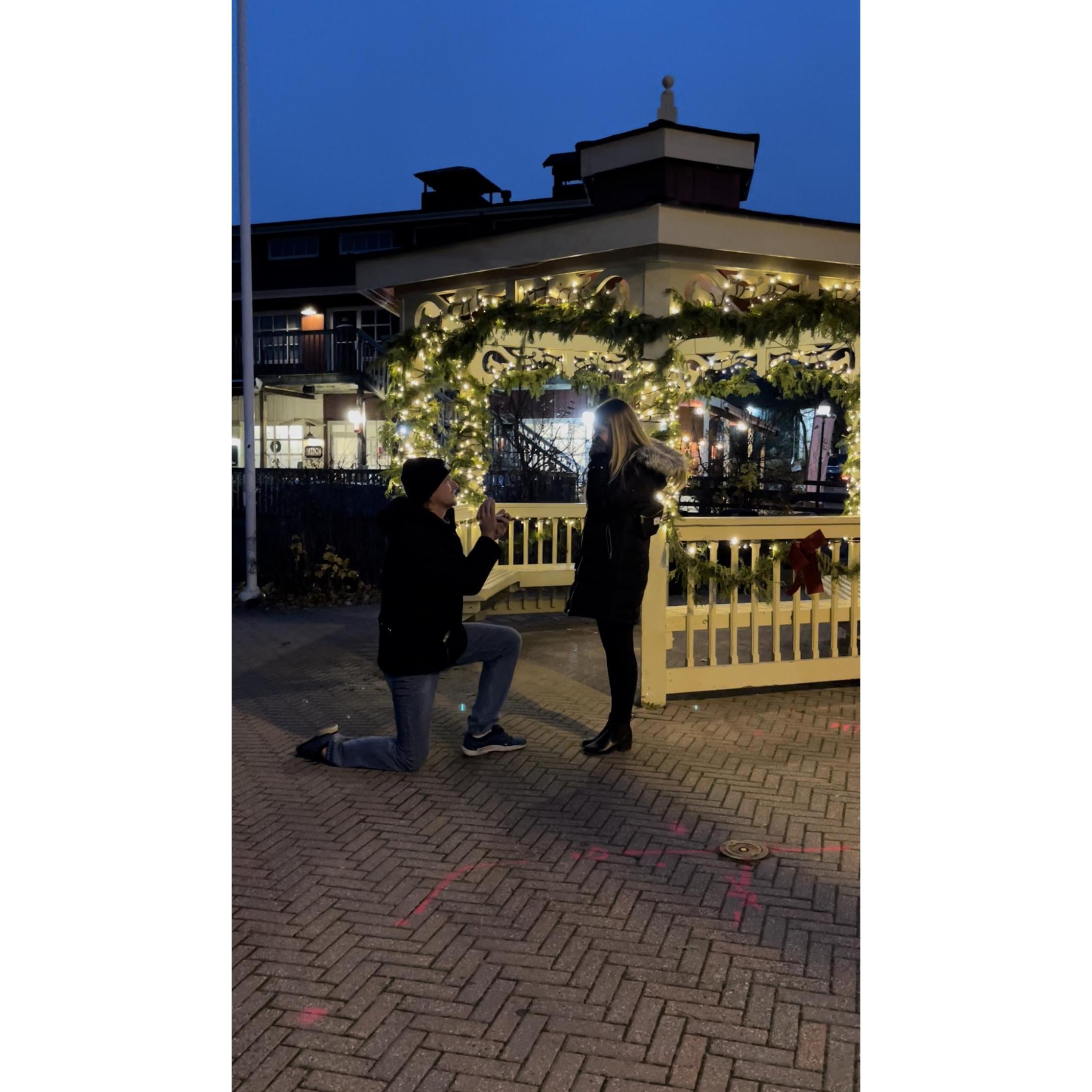 The easiest yes of Karley's life!